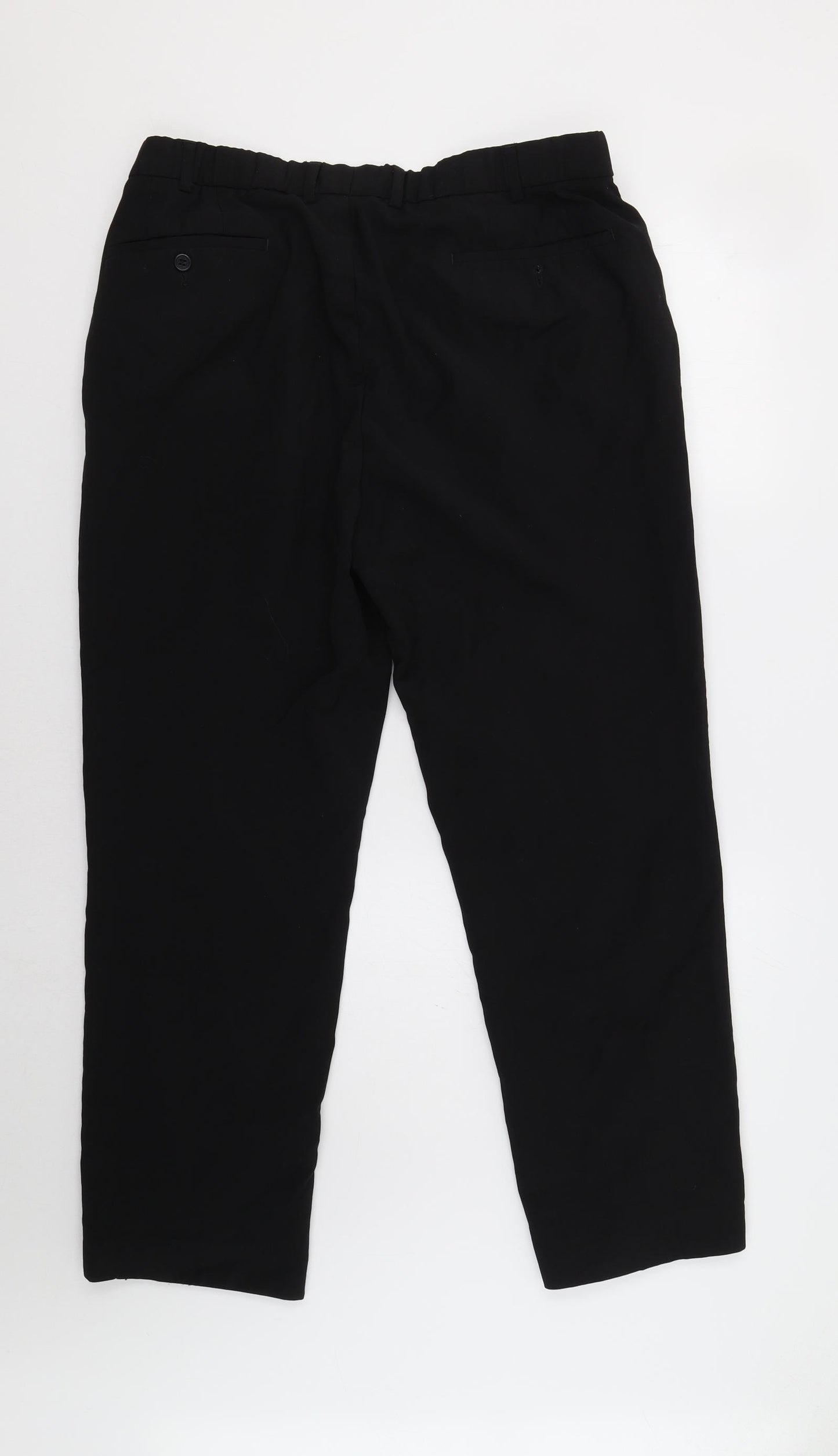 Brook Taverner Mens Black   Dress Pants Trousers Size 38 L28 in