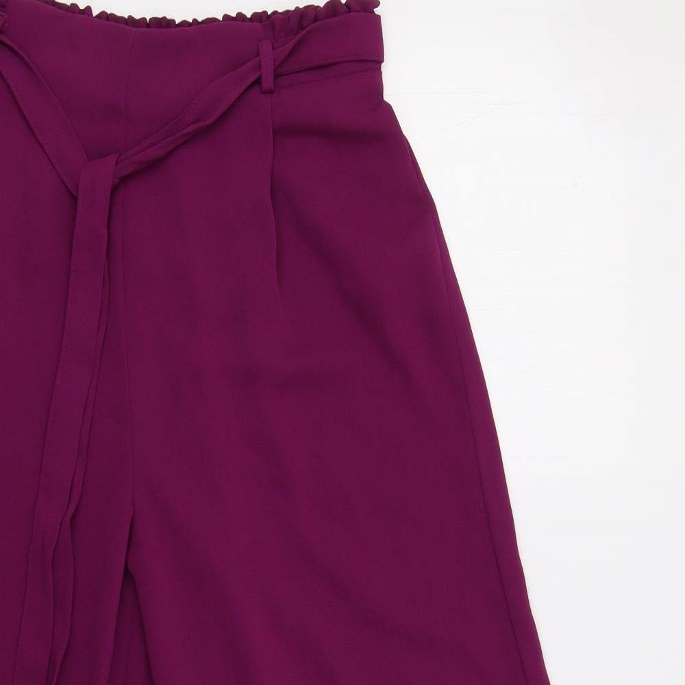 Primark Womens Purple   Cropped Trousers Size 10 L21 in