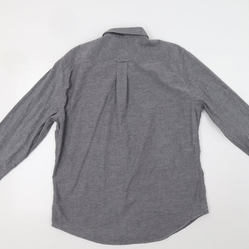 Burton Mens Grey    Button-Up Size XL