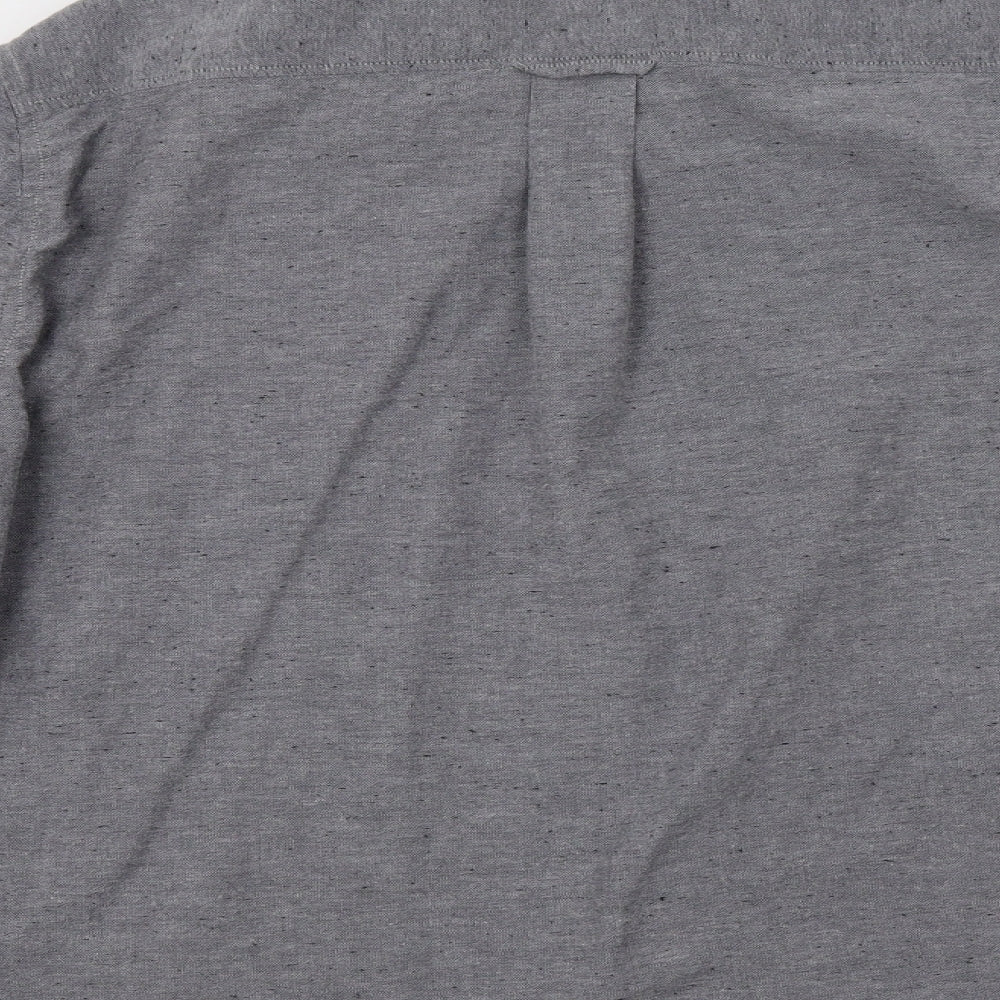 Burton Mens Grey    Button-Up Size XL