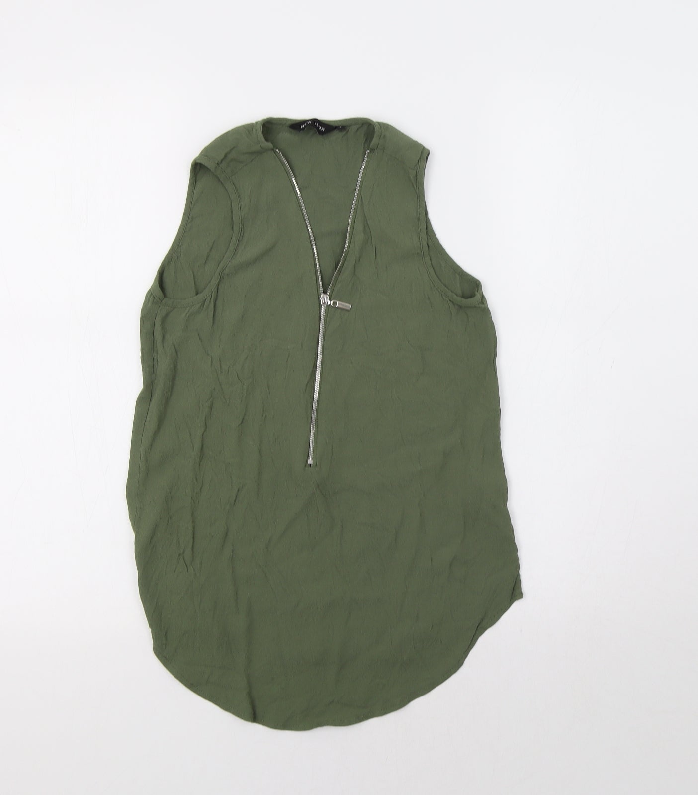 New Look Womens Green   Basic Tank Size 8