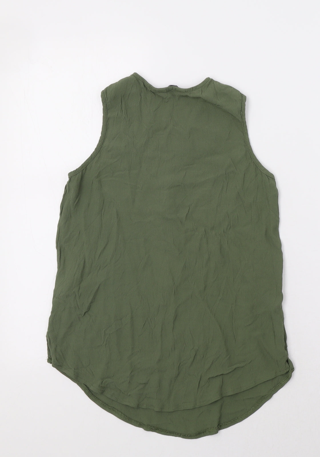 New Look Womens Green   Basic Tank Size 8