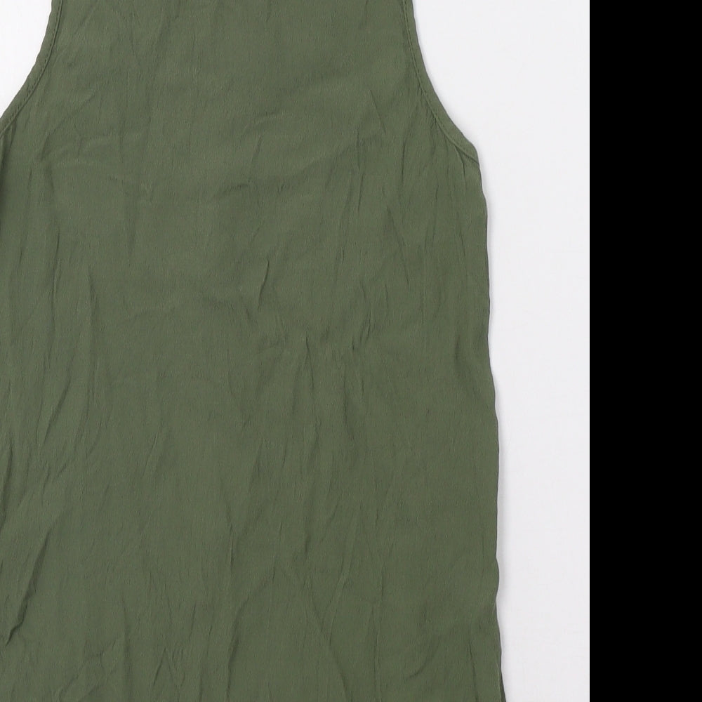 New Look Womens Green   Basic Tank Size 8