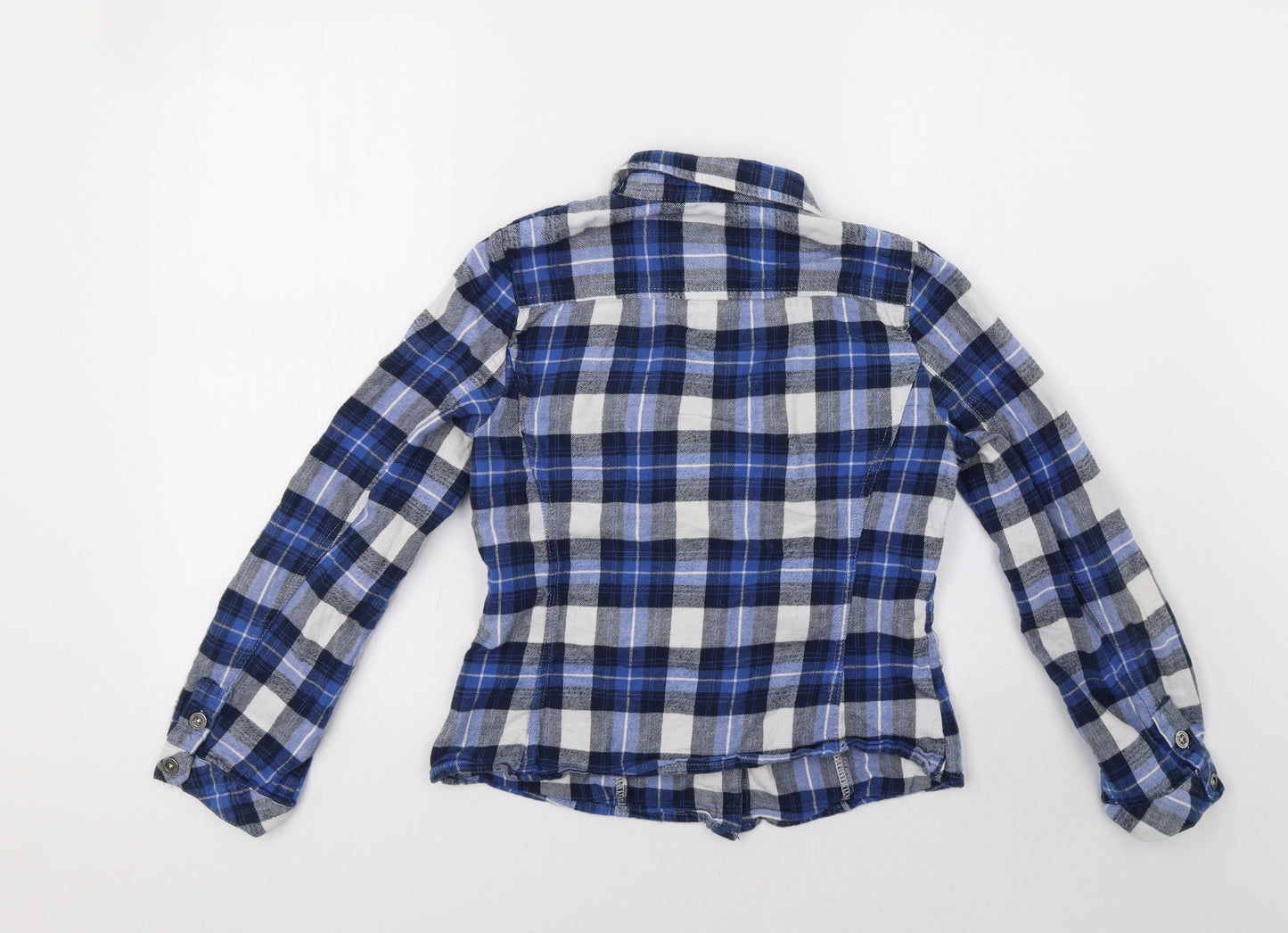 Red Herring Boys Blue Check  Basic Button-Up Size 12 Years