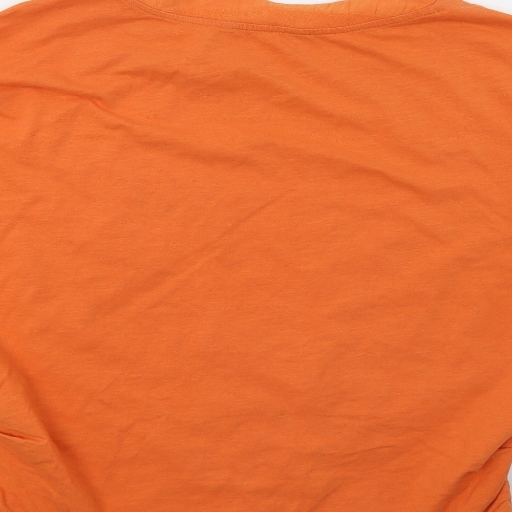 NEXT Womens Orange Striped  Basic T-Shirt Size 12