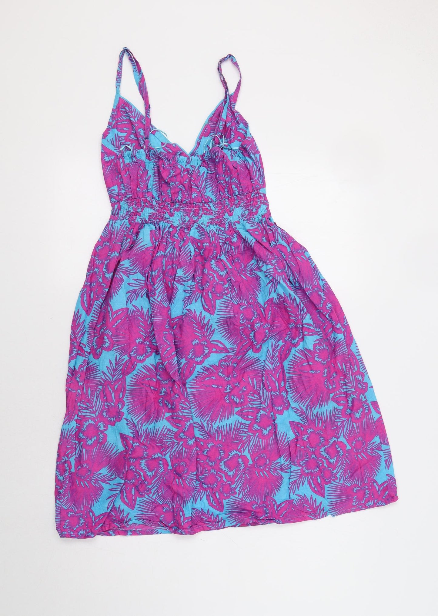 Papaya Womens Purple Geometric  Fit & Flare  Size 8