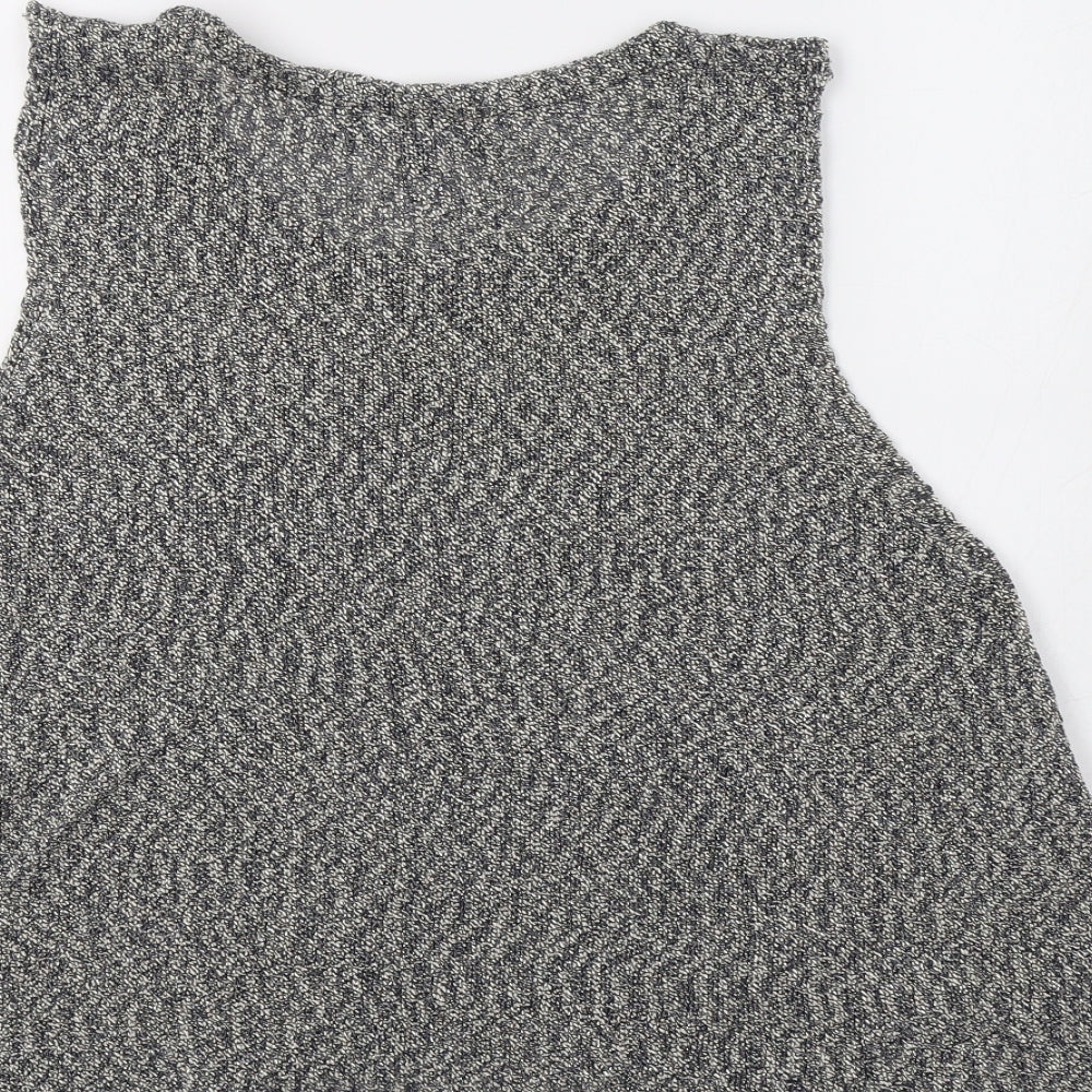 NEXT Womens Grey   Vest Jumper Size 14