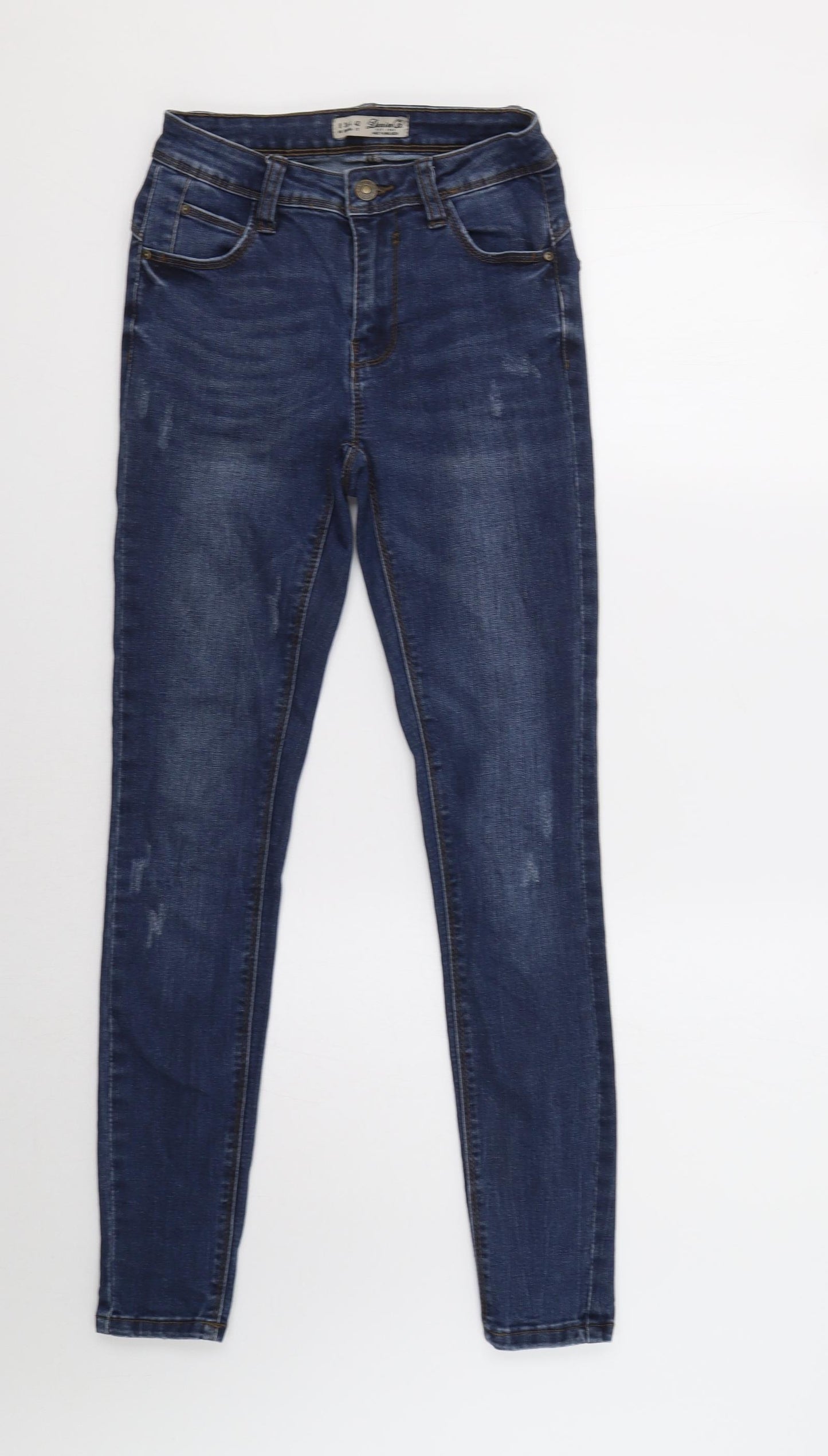 Primark Womens Blue   Skinny Jeans Size 8 L29 in