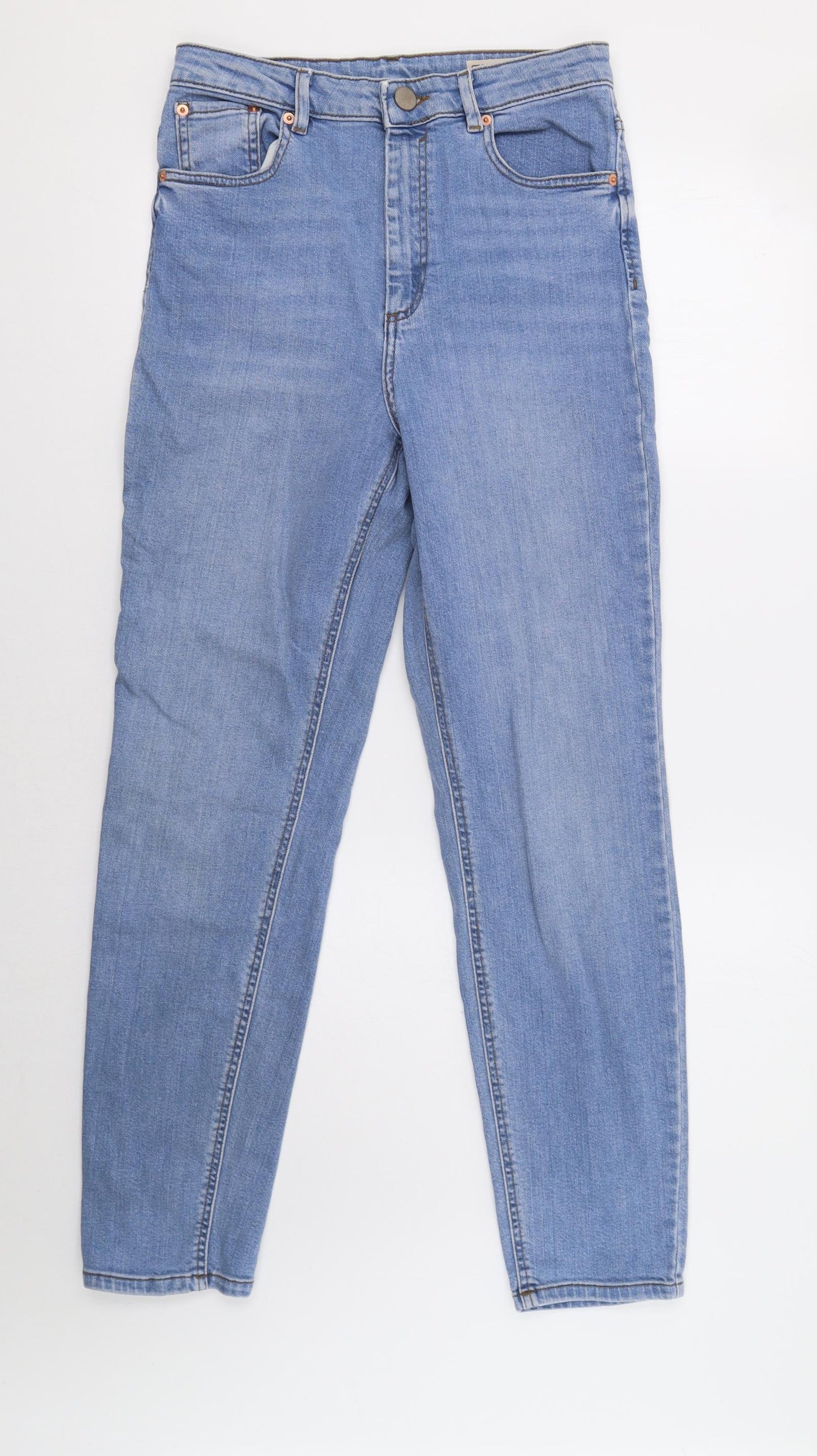 Asdos Womens Blue   Straight Jeans Size 10 L34 in