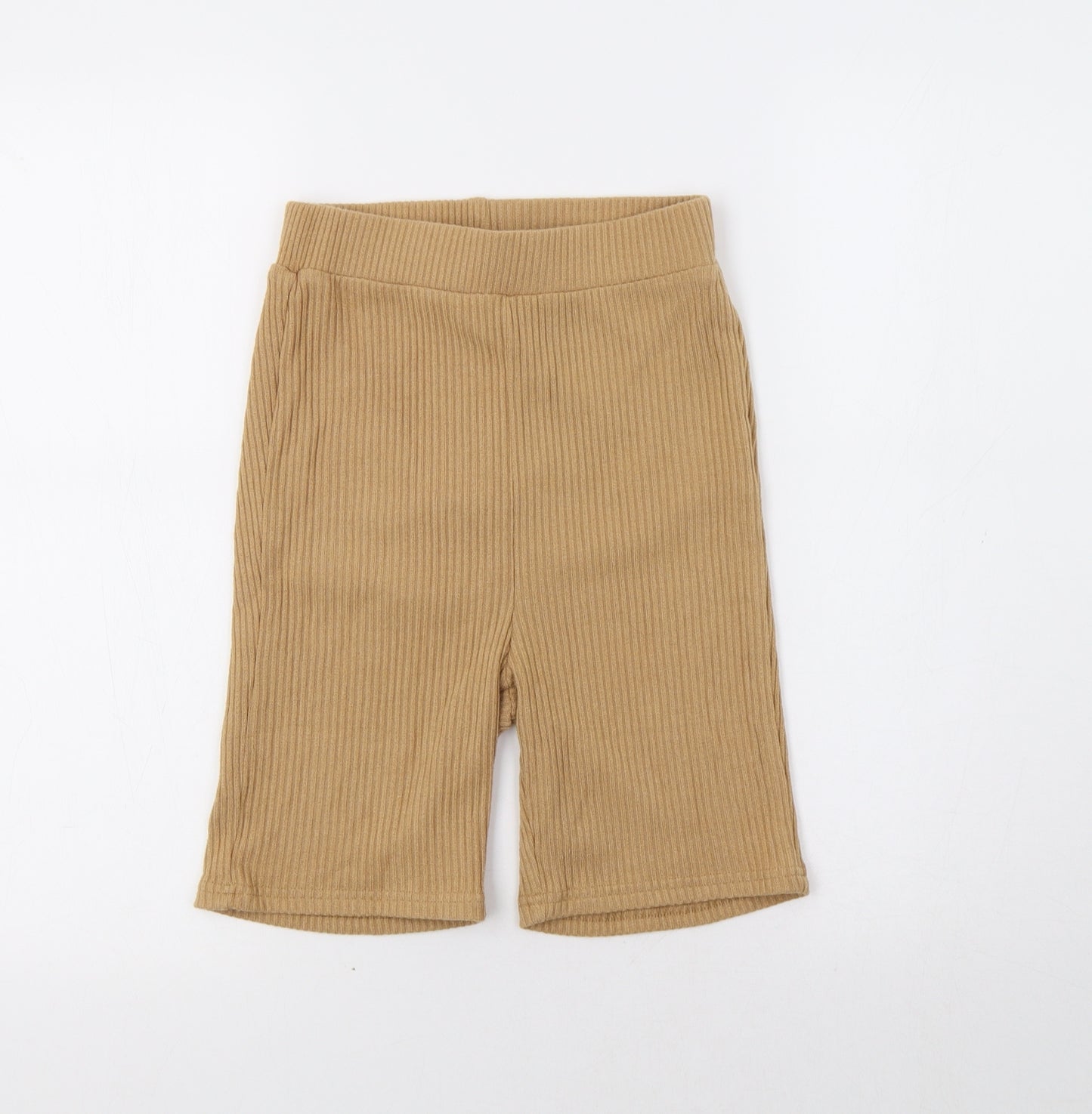 Club L Womens Beige   Biker Shorts Size 8