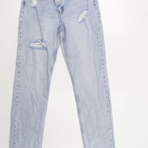 Oh Polly Womens Blue   Straight Jeans Size 8 L33 in