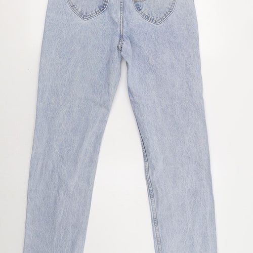 Oh Polly Womens Blue   Straight Jeans Size 8 L33 in