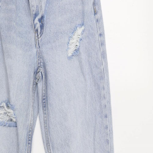 Oh Polly Womens Blue   Straight Jeans Size 8 L33 in