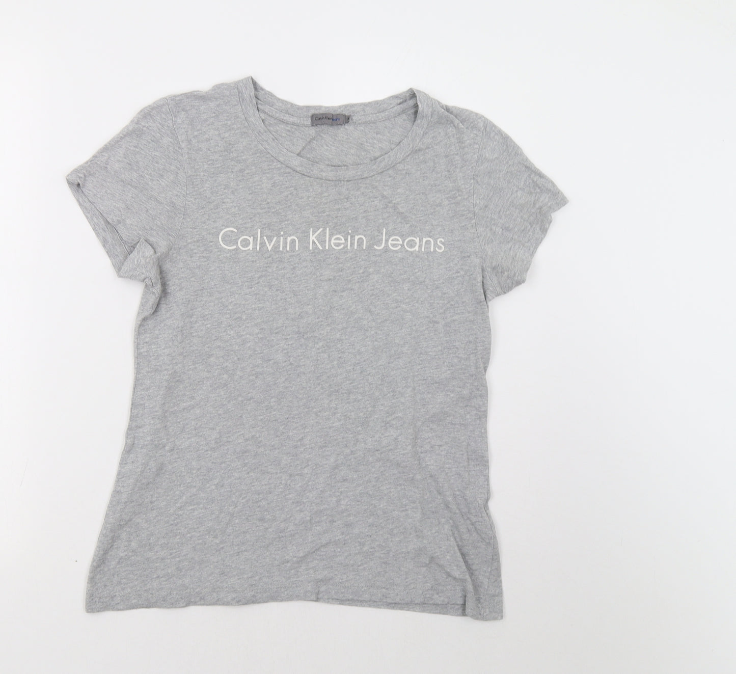 Calvin Klein Womens Grey   Basic T-Shirt Size M