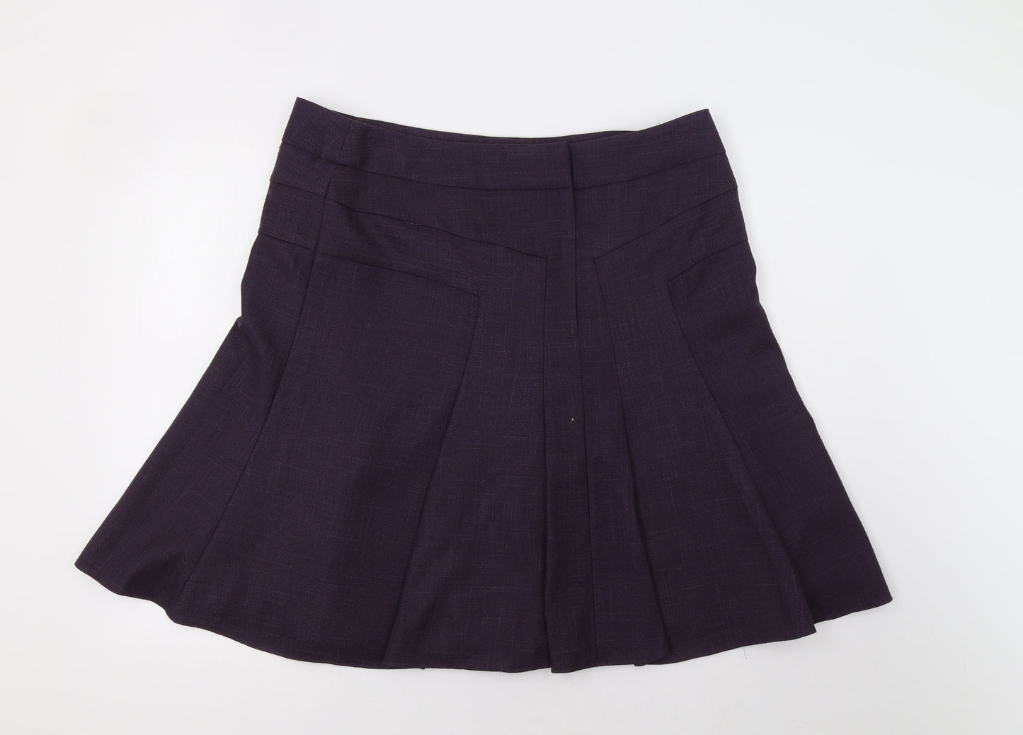 M&S Womens Black   A-Line Skirt Size 18