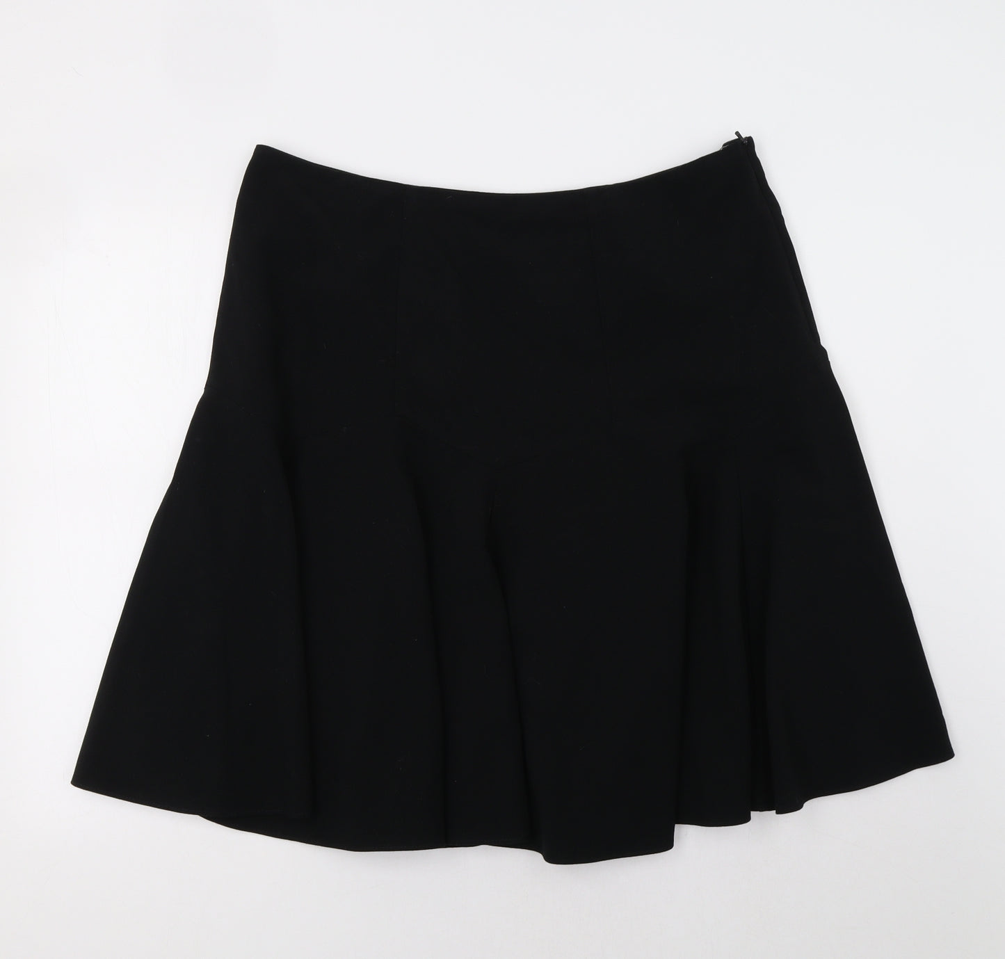 M&S Womens Black   A-Line Skirt Size 18