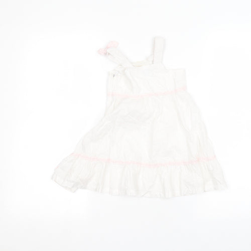 bebe Baby White   A-Line  Size 12 Months