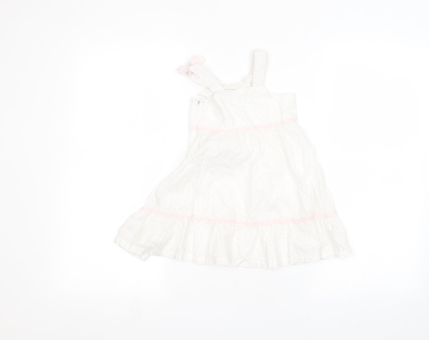 bebe Baby White   A-Line  Size 12 Months