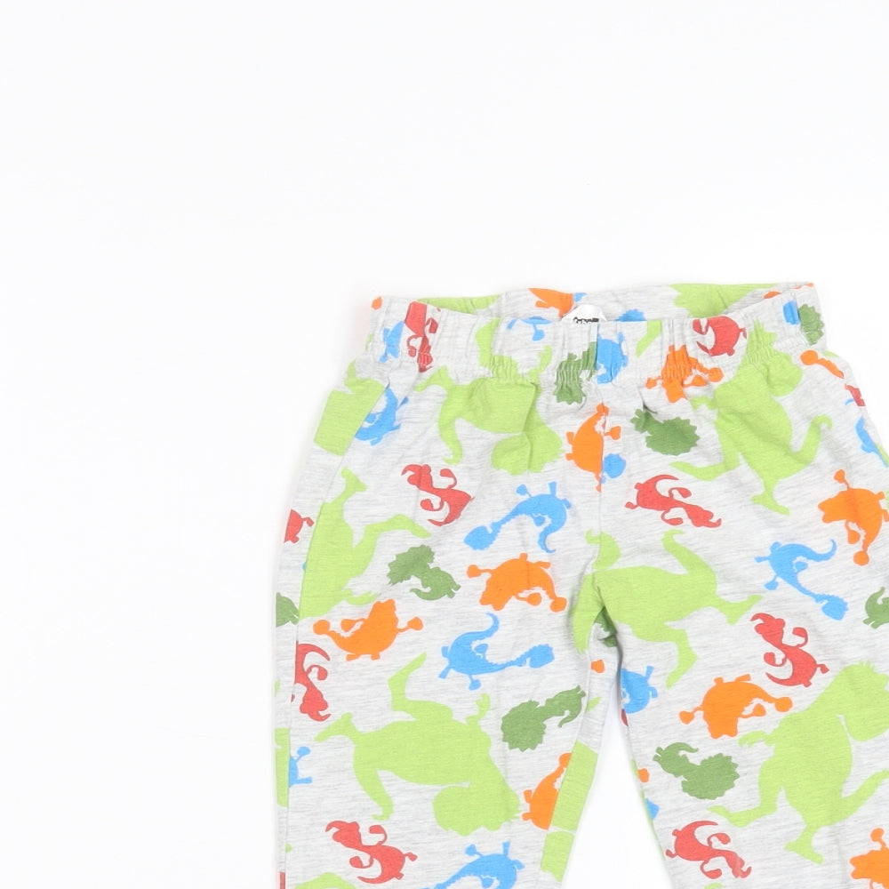 gigantosaurus Boys Grey   Sweatpants Trousers Size 3-4 Years