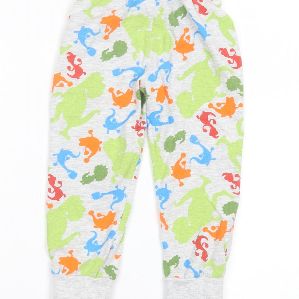 gigantosaurus Boys Grey   Sweatpants Trousers Size 3-4 Years