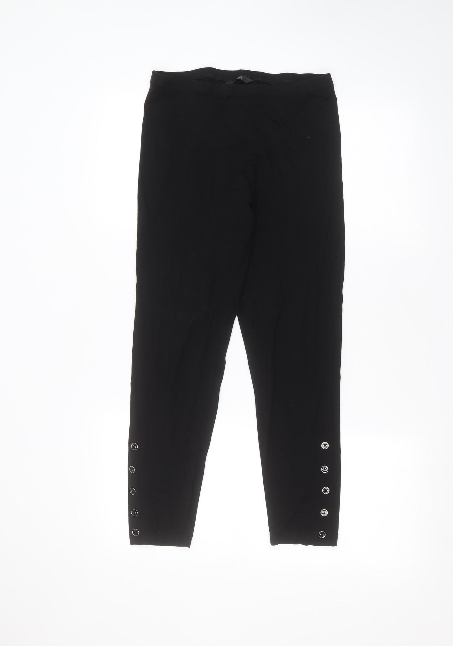 Marks and Spencer Womens Black   Jogger Leggings Size 12 L24 in