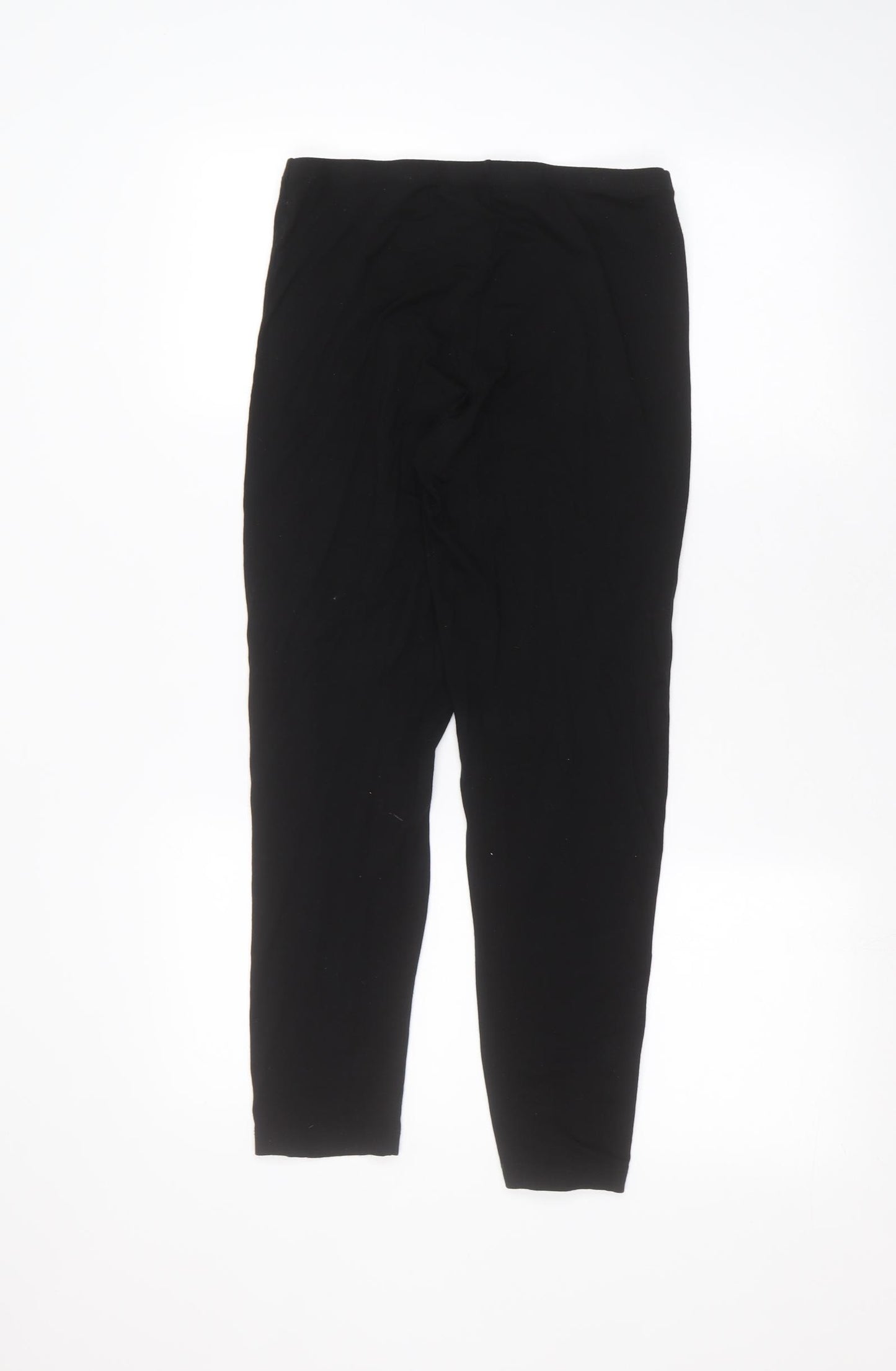 Marks and Spencer Womens Black   Jogger Leggings Size 12 L24 in