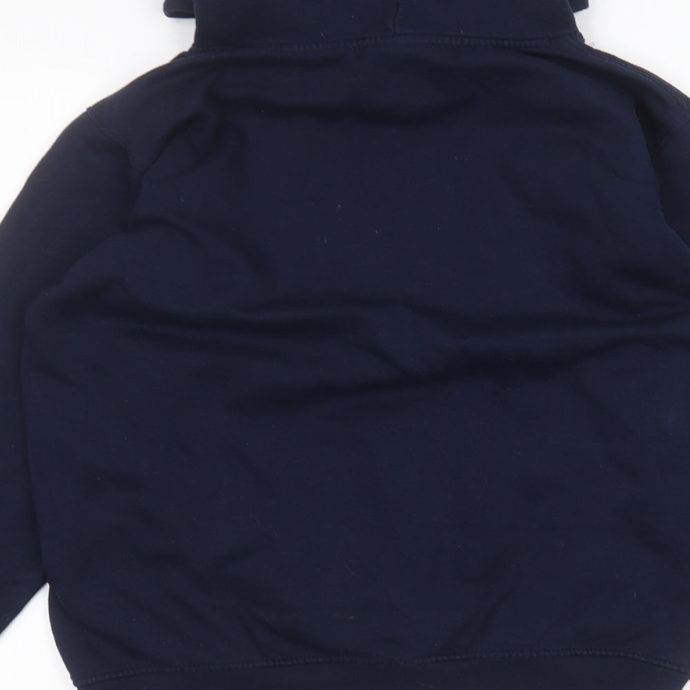 Uneek Mens Blue   Pullover Hoodie Size S