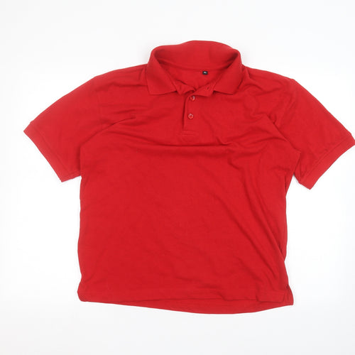 Preworn Mens Red    Polo Size XL
