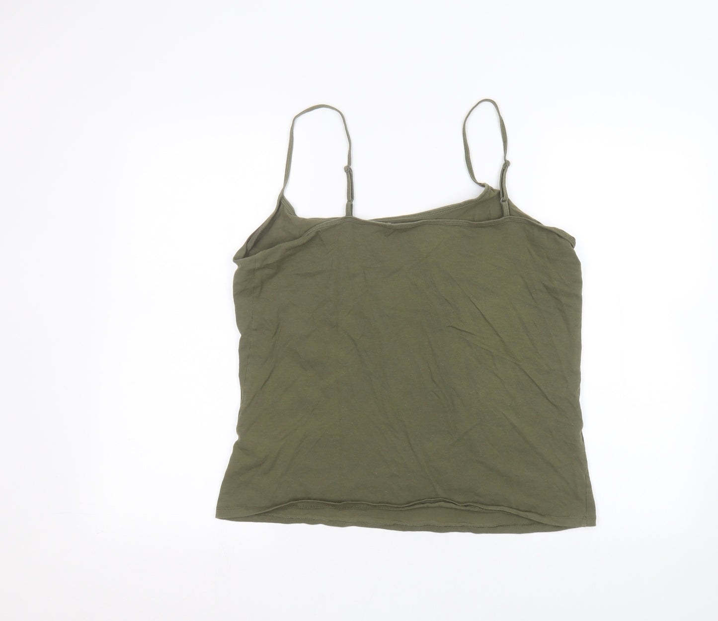 George Womens Green   Basic T-Shirt Size 16