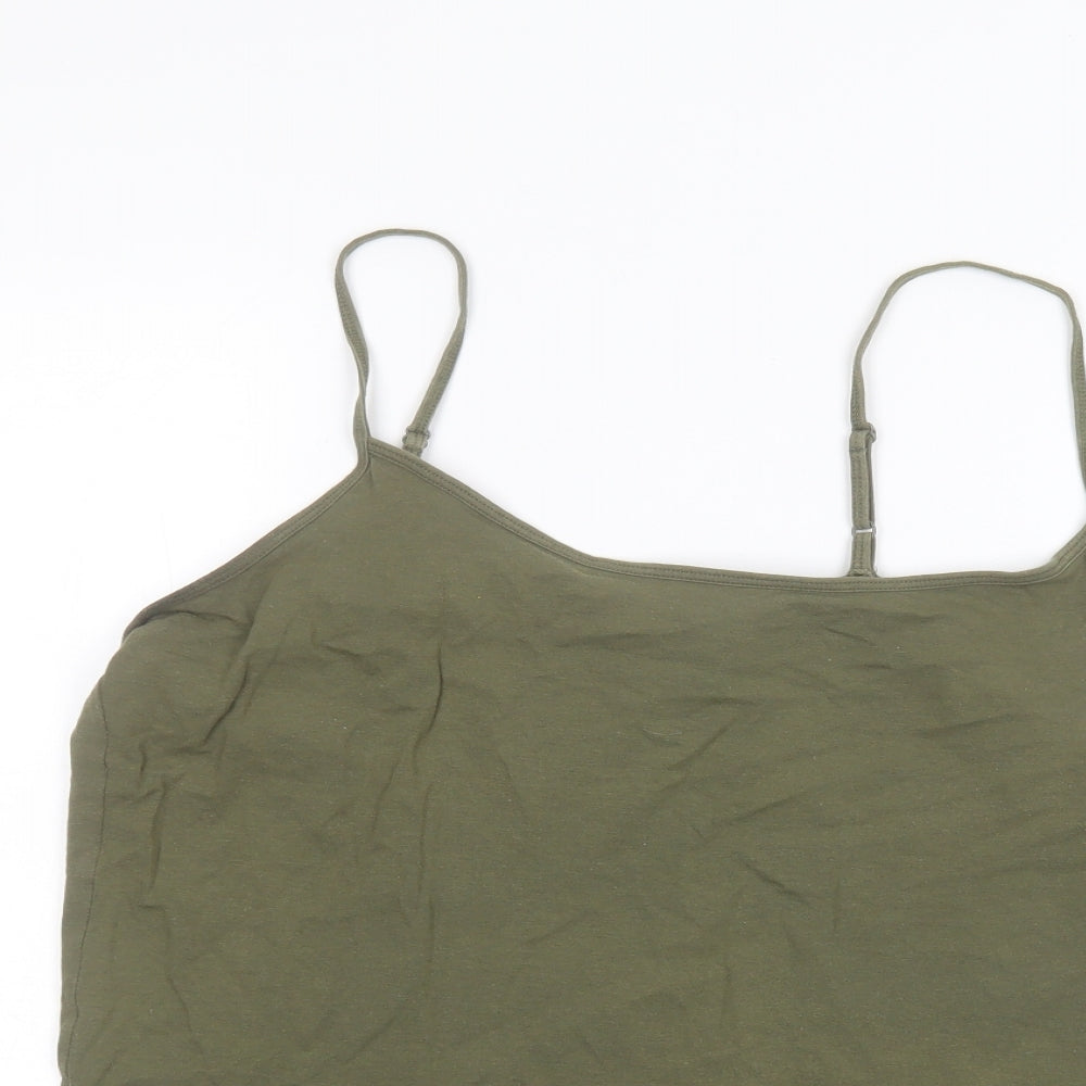 George Womens Green   Basic T-Shirt Size 16