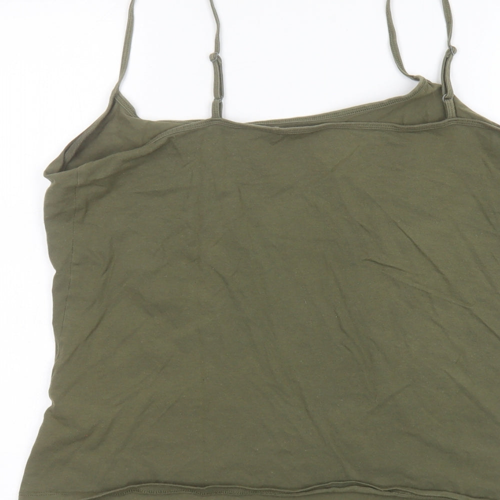 George Womens Green   Basic T-Shirt Size 16
