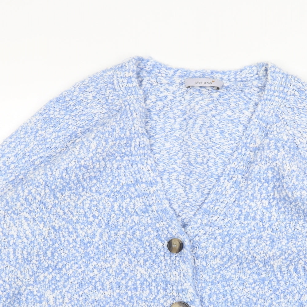 Marks and Spencer Womens Blue   Jacket Coatigan Size L