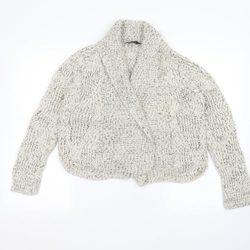 Marks and Spencer Womens White   Jacket Coatigan Size 12
