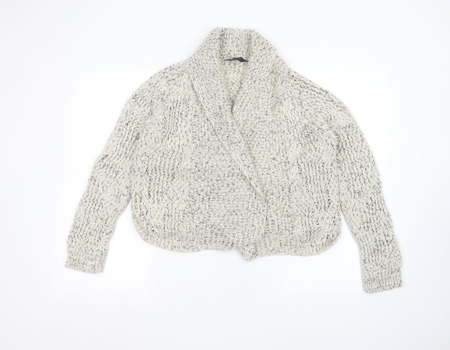 Marks and Spencer Womens White   Jacket Coatigan Size 12