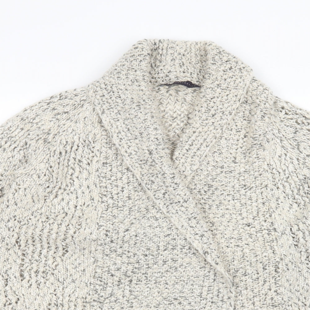 Marks and Spencer Womens White   Jacket Coatigan Size 12