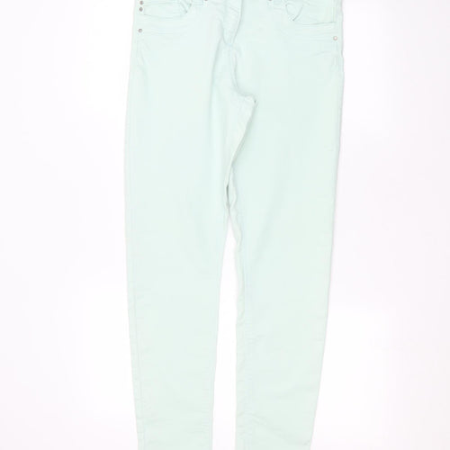 Papaya Womens Green   Skinny Jeans Size 12 L27 in