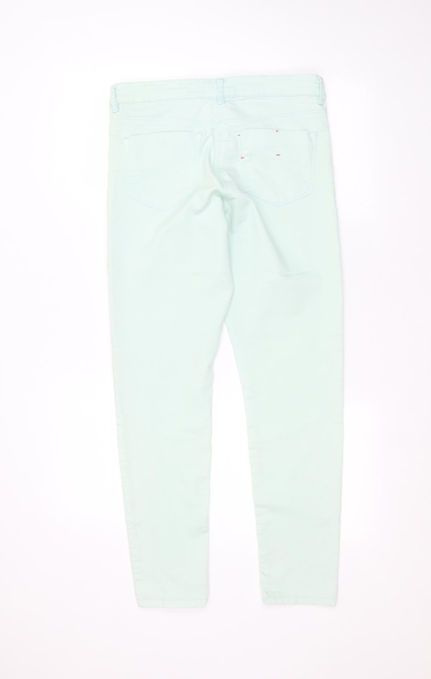 Papaya Womens Green   Skinny Jeans Size 12 L27 in