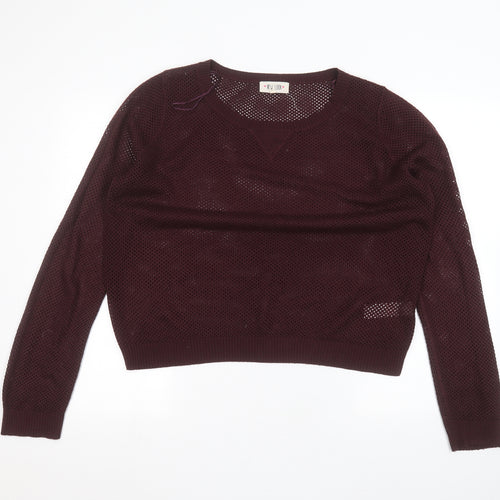 New Look Womens Red   Pullover Jumper Size 18