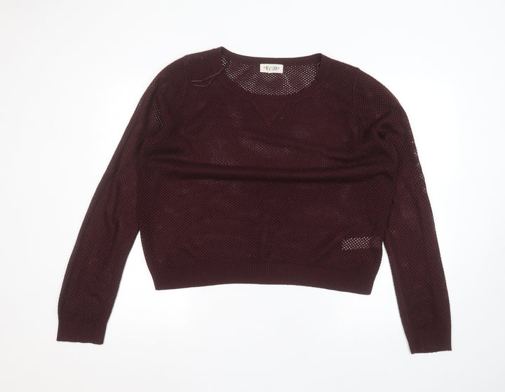 New Look Womens Red   Pullover Jumper Size 18