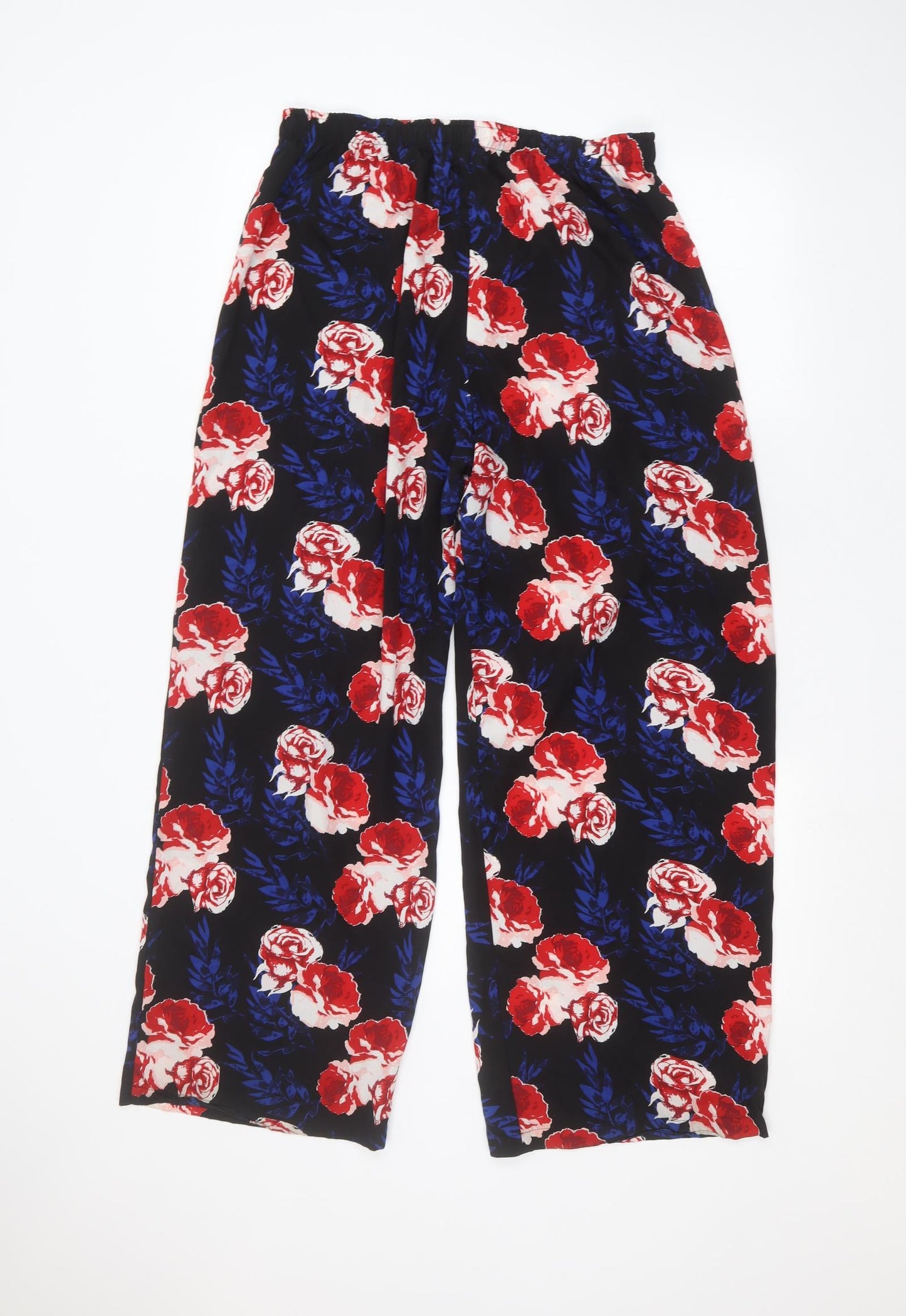Originals  Womens Black Floral  Trousers  Size M L27 in