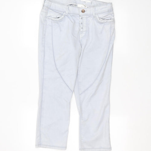 EDC Womens Blue   Straight Jeans Size 36 in L21 in