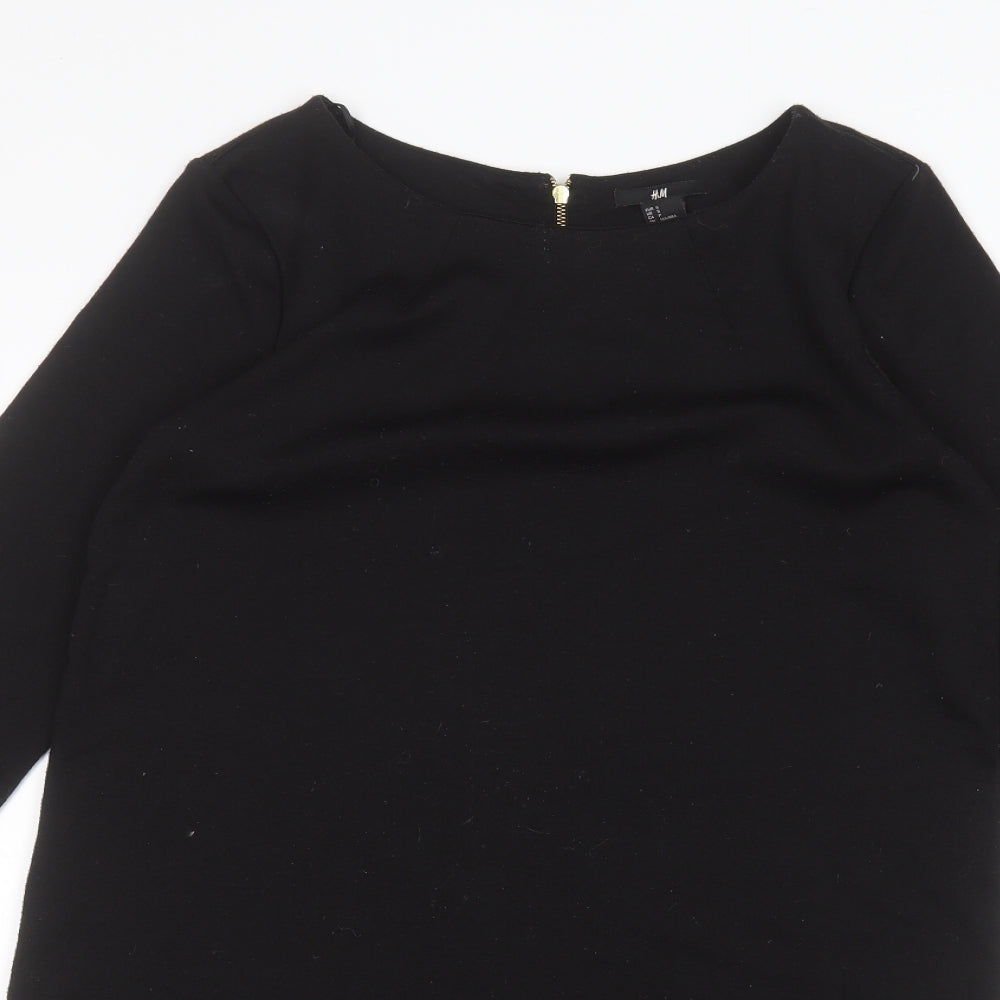 H&M Womens Black   Pullover Jumper Size S
