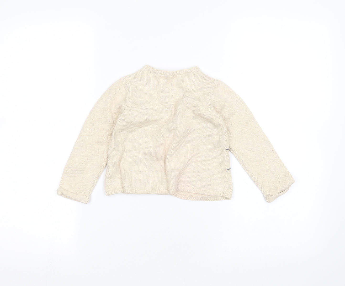 Nutmeg Baby Beige   Cardigan Jumper Size 12-18 Months