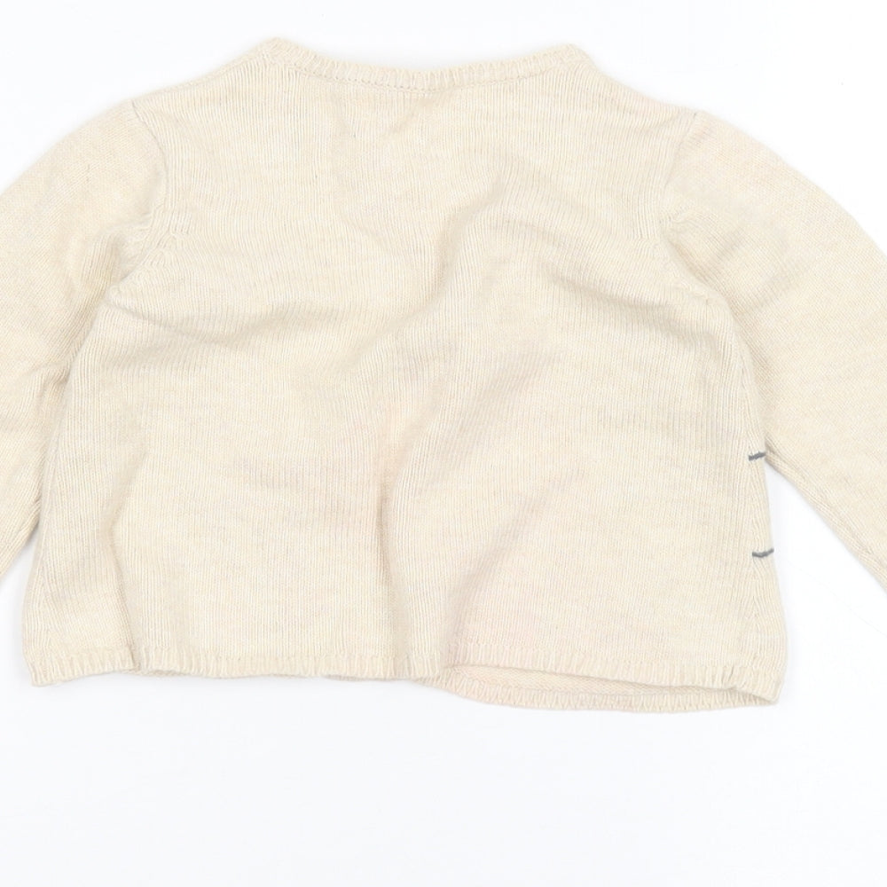 Nutmeg Baby Beige   Cardigan Jumper Size 12-18 Months