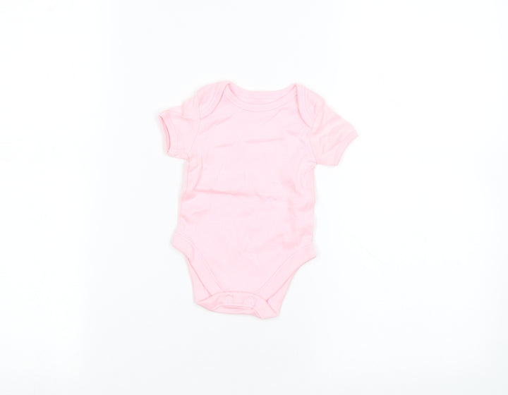 George Baby Pink Babygrow One-Piece Size 0-3 Months