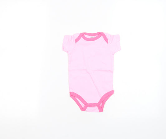 Luvable Friends Baby Pink   Babygrow One-Piece Size 0-3 Months