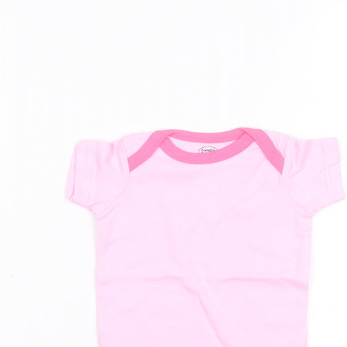 Luvable Friends Baby Pink   Babygrow One-Piece Size 0-3 Months