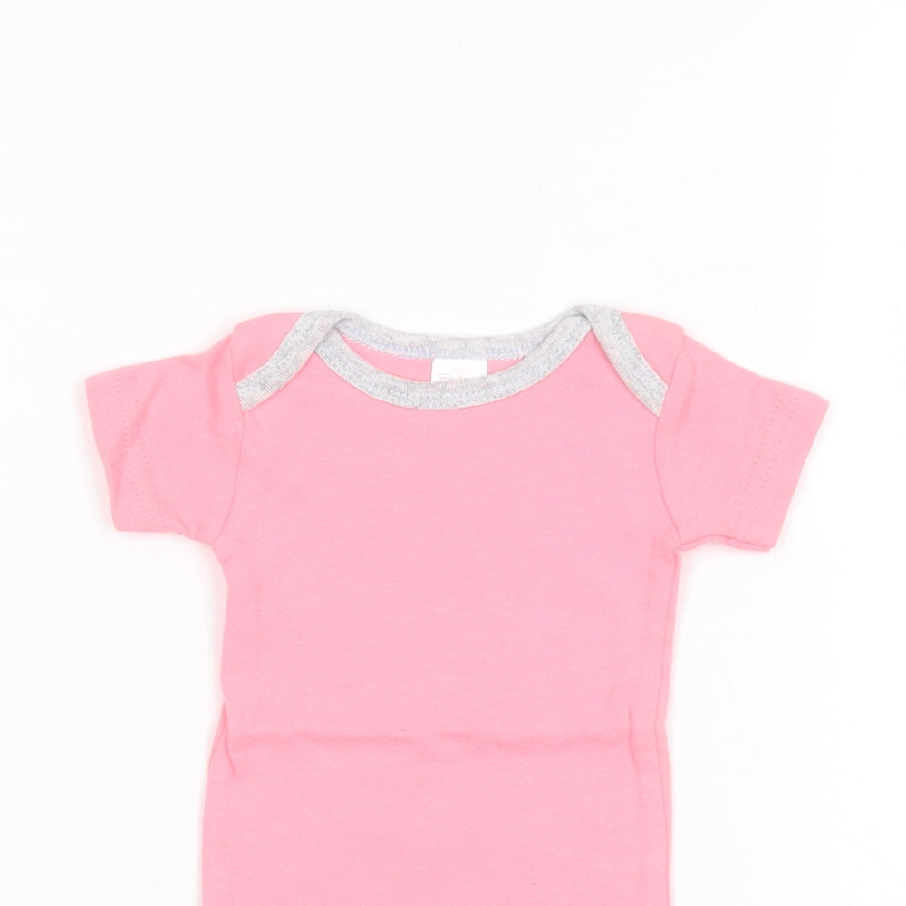 Modern Baby Baby Pink   Babygrow One-Piece Size 0-3 Months