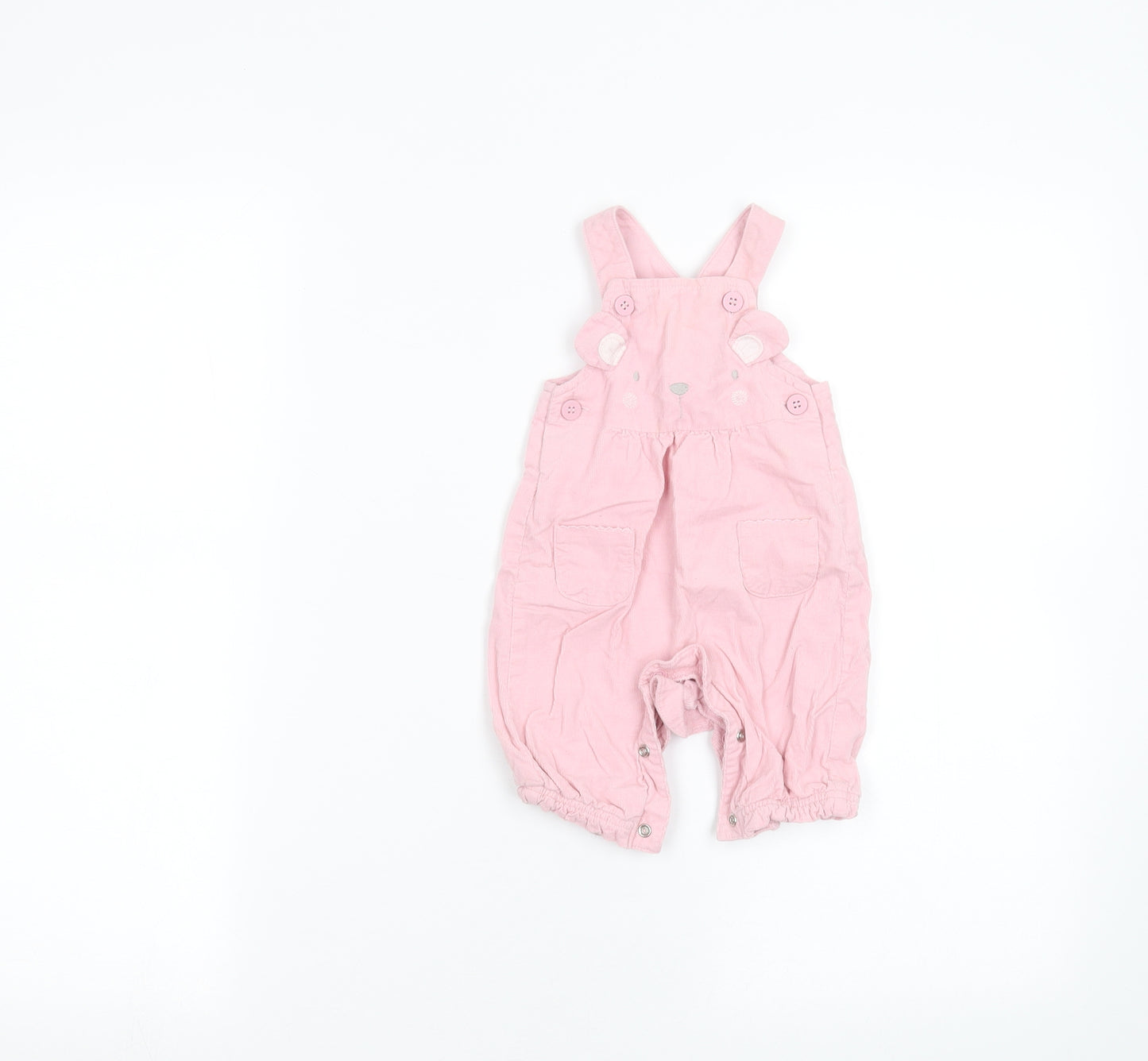 Mothercare Baby Pink   Dungaree One-Piece Size 0-3 Months