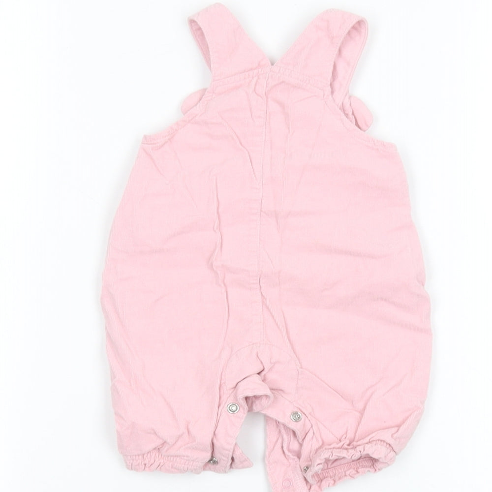 Mothercare Baby Pink   Dungaree One-Piece Size 0-3 Months